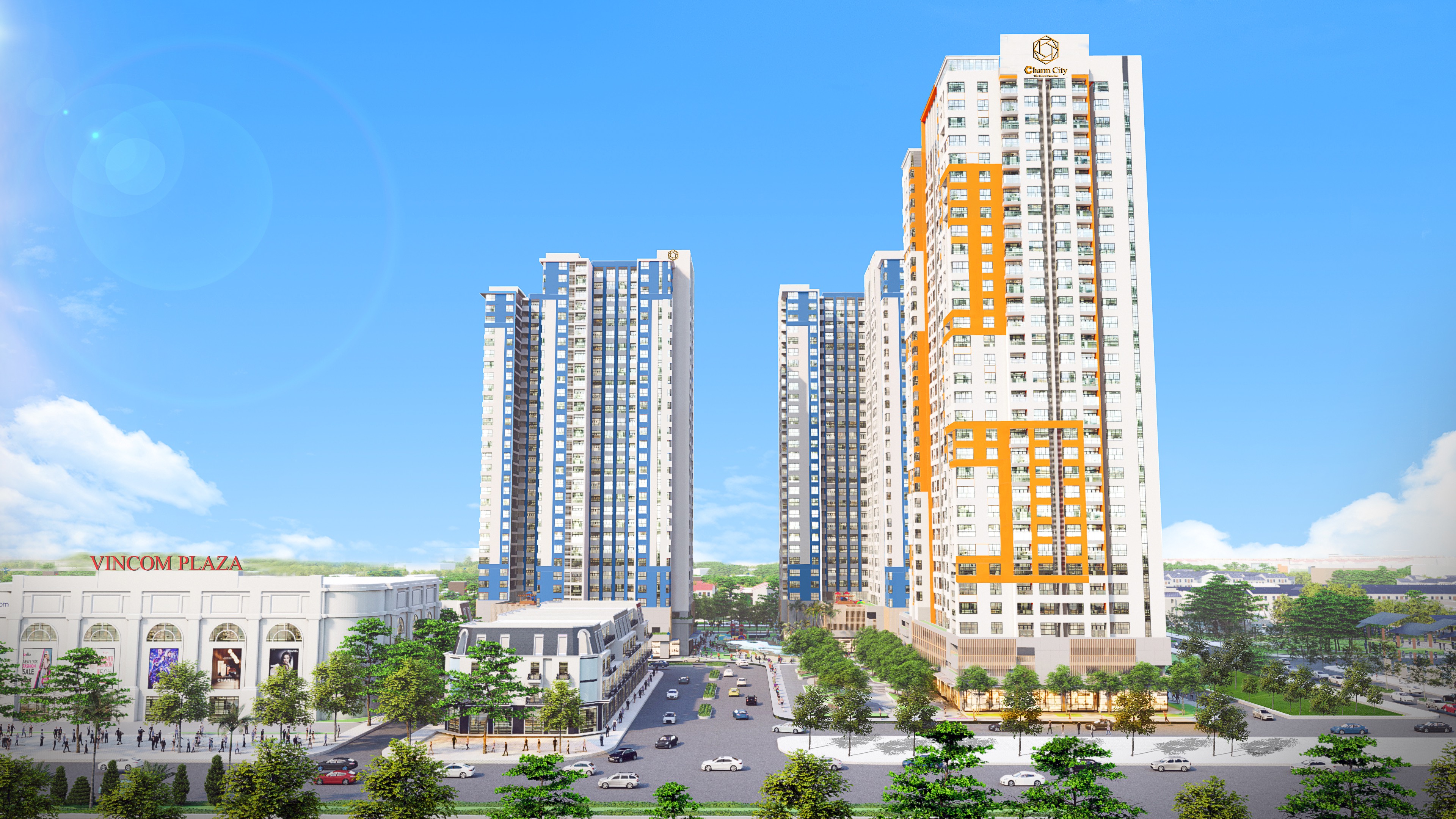 CĂN HỘ CHARM CITY BÌNH DƯƠNG chỉ từ 1.1 tỷ/căn ngay Vincom ngã tư 550