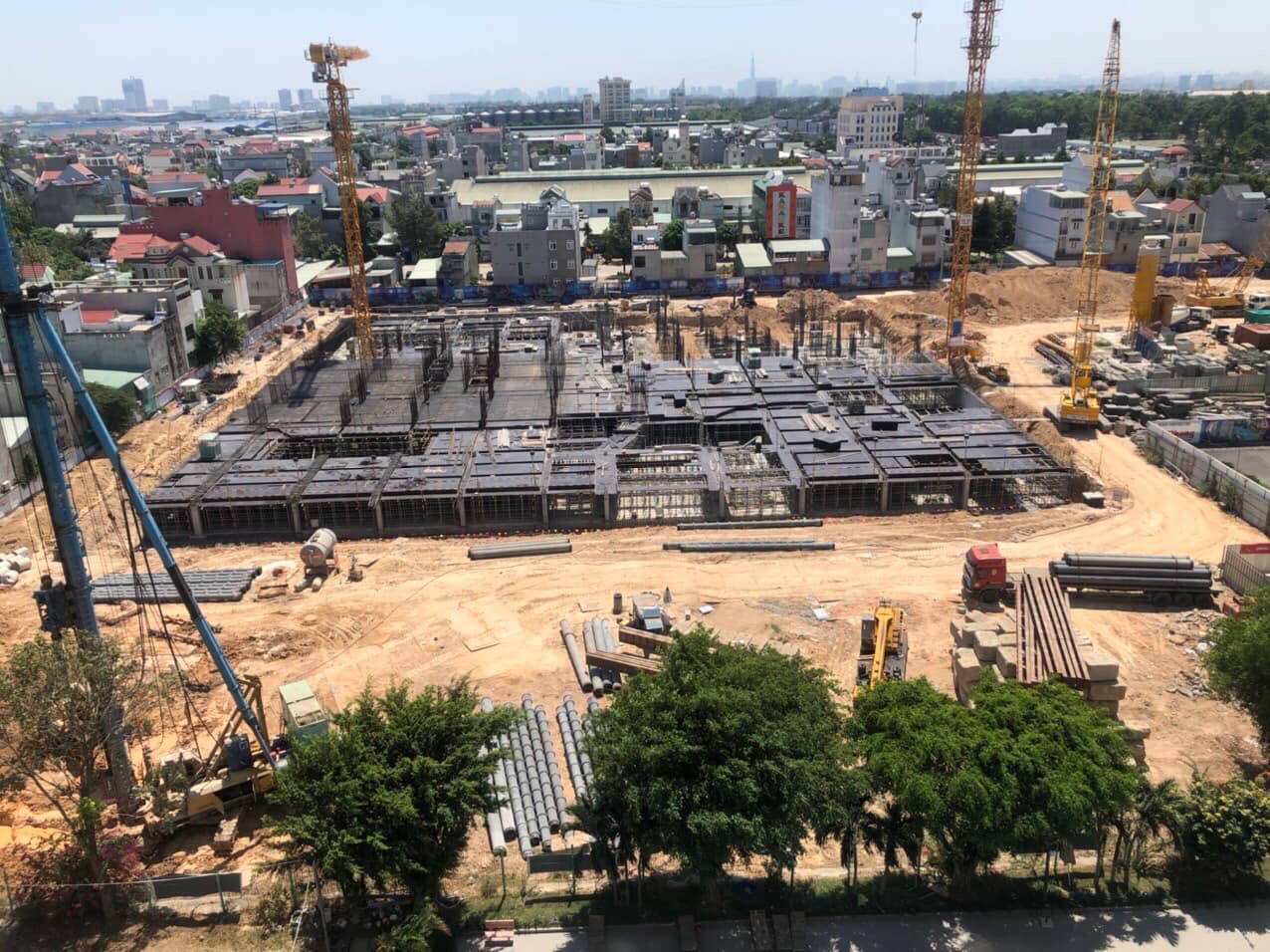 tiến độ thi công dự án căn hộ Charm City