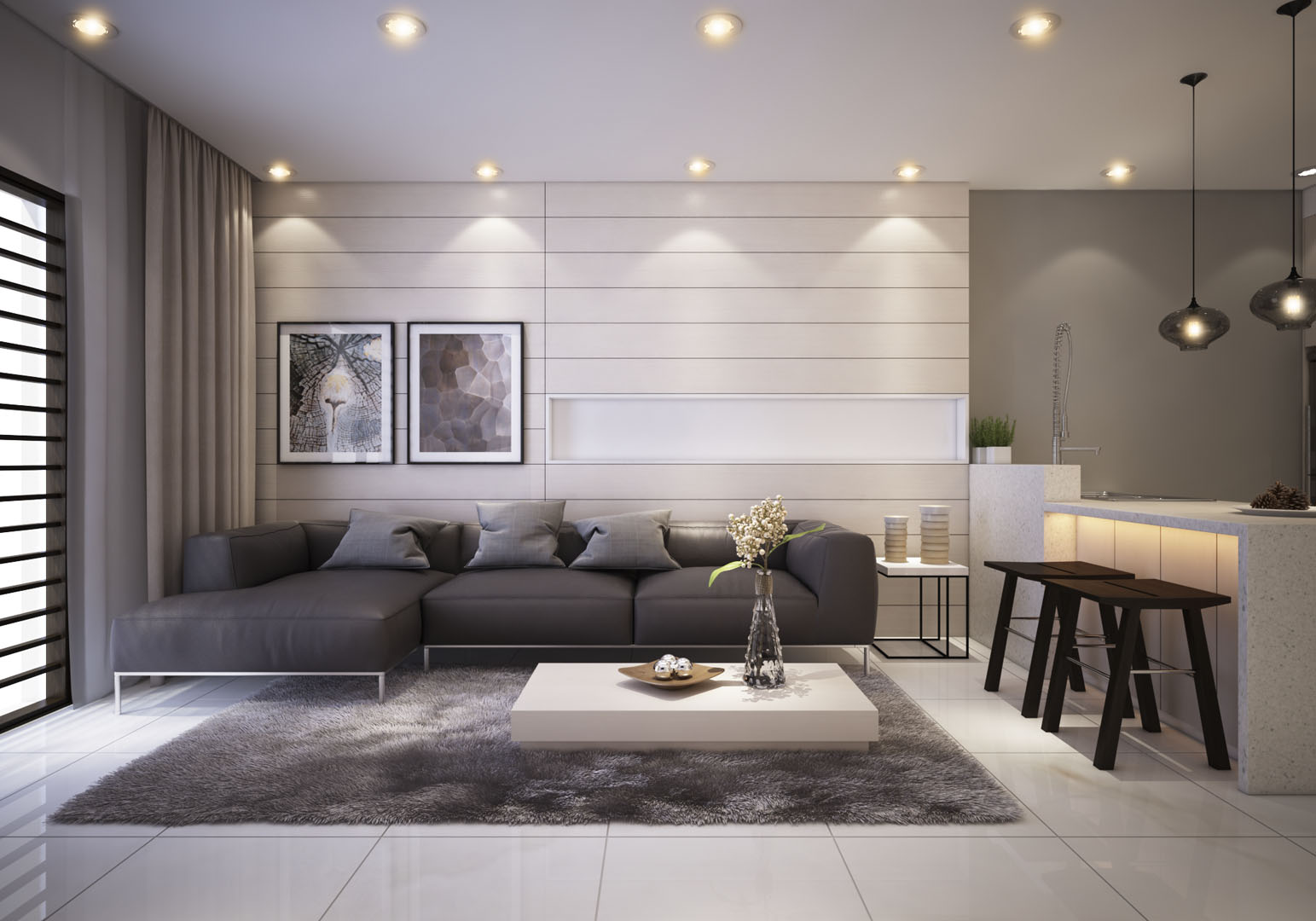 Gói smart home cao cấp tại căn hộ mẫu Alva Plaza Bình Dương 