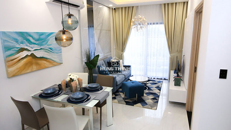 Nhà mẫu căn hộ Hưng Thịnh tại Dĩ An, Bình Dương.