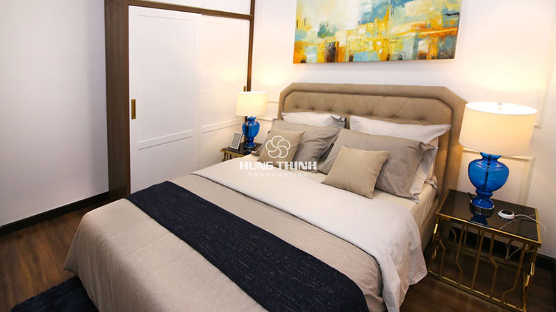 Nhà mẫu căn hộ Hưng Thịnh tại Dĩ An, Bình Dương phòng ngủ