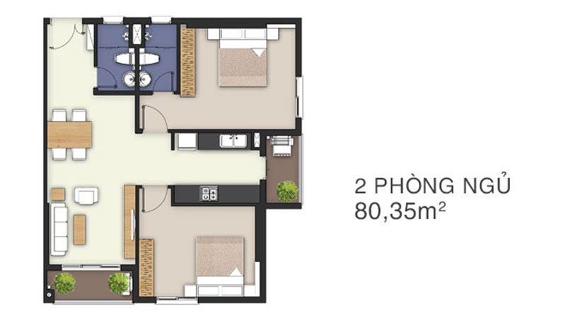 Căn hộ chung cư làng đại học 2