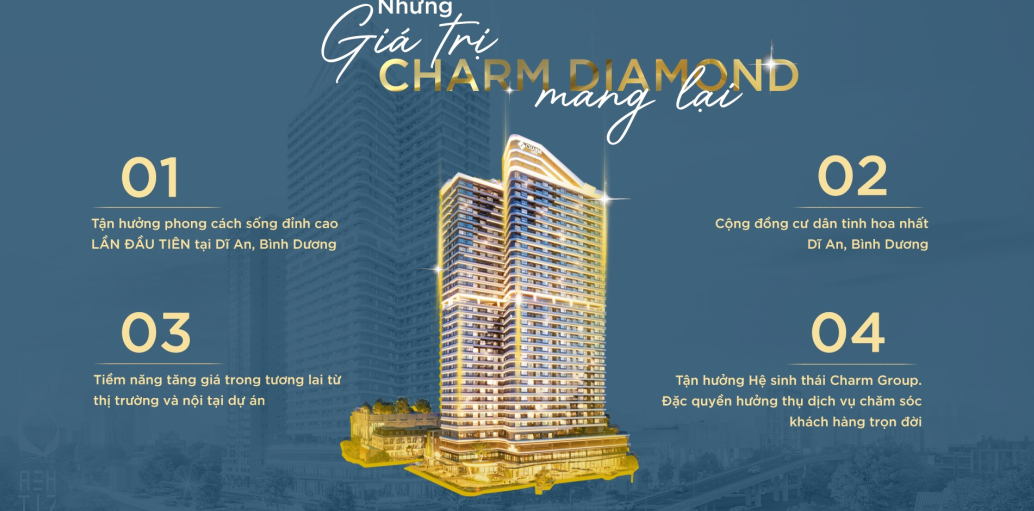 CĂN HỘ CAO CẤP CHARM DIAMOND TOWER DĨ AN