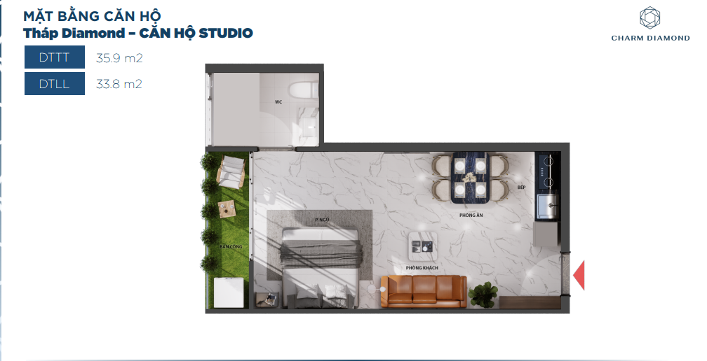 thiet ke du an charm diamond di an binh duong