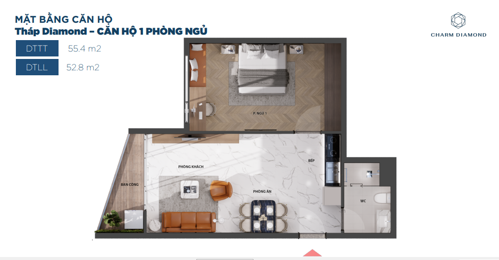 thiet ke du an charm diamond di an binh duong