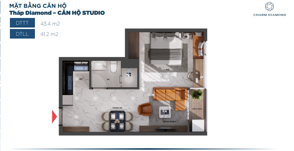 thiet ke du an charm diamond di an binh duong