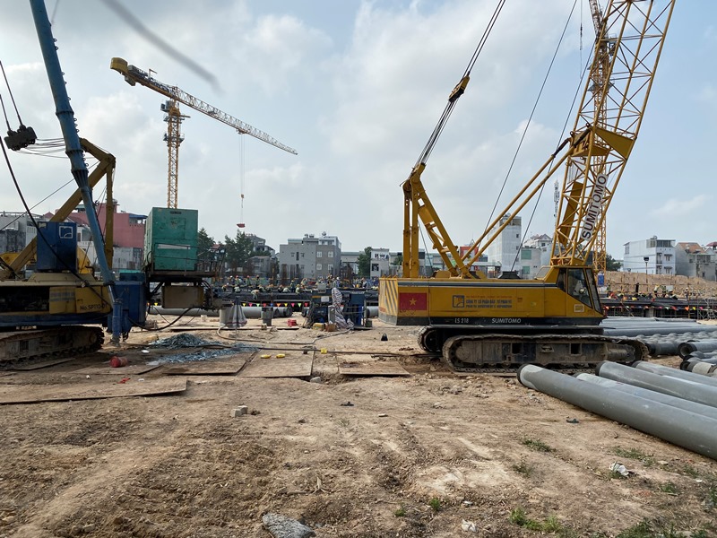 tiến độ thi công dự án căn hộ Charm City